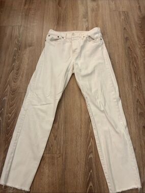 Levi's Cream Straight-Leg Women's Jeans